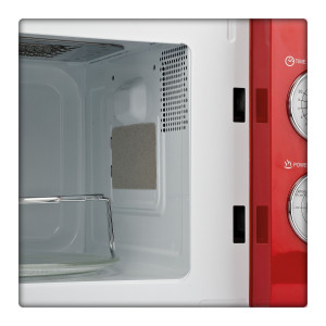 FORNO A MICROONDE VINTAGE CON COTTURA COMBINATA 20L ROSSO GIRMI COD. FM2102