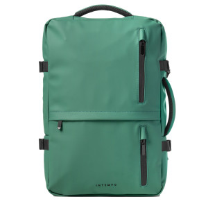 ZAINO TRAVEL BACKPACK DROP2GO GOMMA ANTIPIOGGIA DIM. 30X15X45CM VERDE INTEMPO COD. 9235DRG24