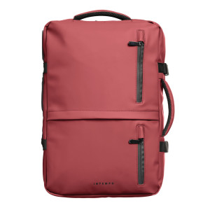 ZAINO TRAVEL BACKPACK DROP2GO GOMMA ANTIPIOGGIA DIM. 30X15X45CM BORDEAUX INTEMPO COD. 9235DRG30