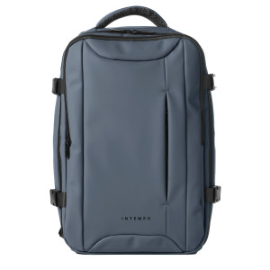 ZAINO CABIN BAG DROP2GO GOMMA ANTIPIOGGIA DIM. 25X20X40CM BLU INTEMPO COD. 9237DRG32