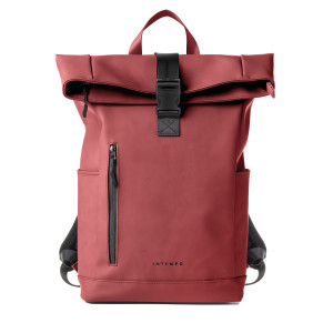 ZAINO ROLL-TOP DROP2GO GOMMA ANTIPIOGGIA DIM. 30X42X14CM BORDEAUX INTEMPO COD. 9239DRG30