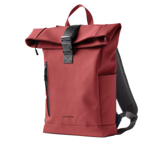 ZAINO ROLL-TOP DROP2GO GOMMA ANTIPIOGGIA DIM. 30X42X14CM BORDEAUX INTEMPO COD. 9239DRG30