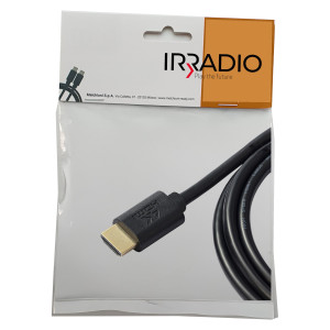 CAVO HDMI V1.4B 4K ULTRA HD SERIE SILVER LUNGHEZZA 5MT. - IRRADIO COD. 149029230