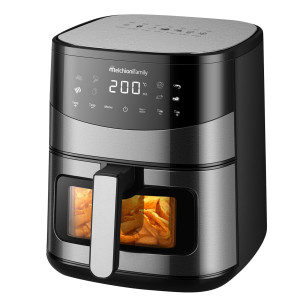 FRIGGITRICE AD ARIA CON DOPPIA RESISTENZA ARIANNA 6,5LT 2000W MELCHIONI COD. 118340047