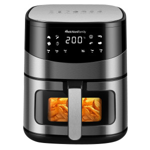 FRIGGITRICE AD ARIA CON DOPPIA RESISTENZA ARIANNA 6,5LT 2000W MELCHIONI COD. 118340047