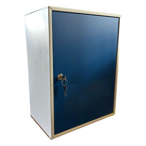 CASETTA PORTACELLULARI 30 POSTI CON CHIUSURA A CHIAVE METALPLUS COD. 5570/30BLU