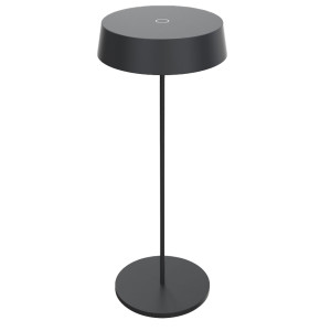 LAMPADA DA TAVOLO 901 C/AGGANCIO MAGNETICO ALLUMINIO NERO PALMINA COD. DL-XTD901BK