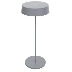LAMPADA DA TAVOLO 901 C/AGGANCIO MAGNETICO ALLUMINIO GRIGIO PALMINA COD. DL-XTD901GY