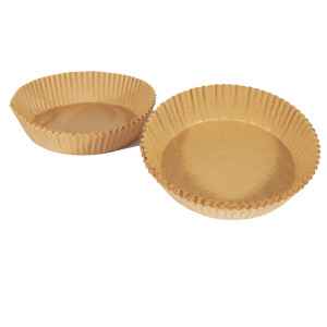 CONF 50 VASCHETTE CARTAFORNO PER FRIGGITRICE AD ARIA IN ASTUCCIO D16CM X H4,5CM COD. 29381