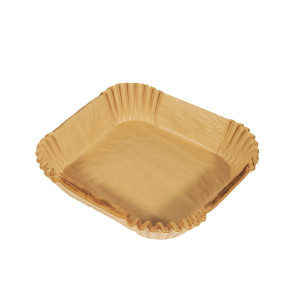 CONF 50 VASCHETTE CARTAFORNO PER FRIGGITRICE AD ARIA IN ASTUCCIO 20 X 20 X H4,5C COD. 29386
