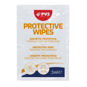 CONF 10 SALVIETTE IMPREGNATE DI REPELLENTE ANTI ZANZARA IN BUSTINE DA 3ML CAD PV COD. TOW004