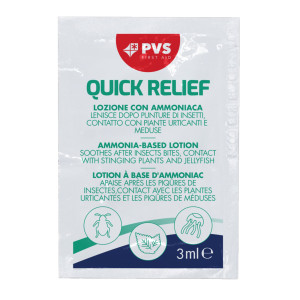 CONF 10 SALVIETTE DOPOPUNTURA QUICK RELIEF IN BUSTINA 3ML CAD PVS COD. TOW013