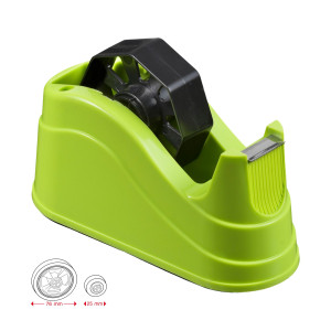 DISPENSER DA TAVOLO MEDIUM C/PORTAPENNE VERDE LIME PER NASTRI 33/66MT STARLINE COD. 3000VE