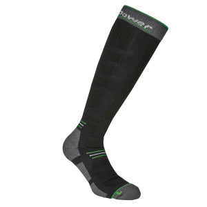 PACK 2 PAIA CALZE LUNGHE TECNICHE ZENITH TG S (36-39 NERO/VERDE FLUO U-POWER COD. SK316VF-S