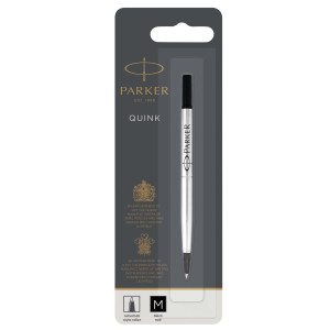 REFILL ROLLER PARKER MEDIO 0.7MM NERO COD. 1950278 CONFEZIONE DA 12