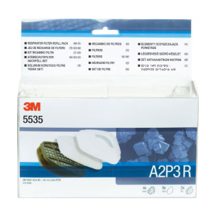 KIT FILTRI ANTIPARTICOLATO A2P3R PER RESPIRATORI SERIE 6000 3M COD. 7000061558