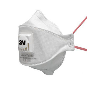 SCATOLA 10 MASCHERINE 3M AURA 9332+ FFP3 CON VALVOLA COD. 7100140880