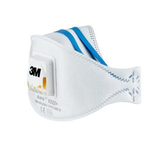 SCATOLA 10 MASCHERINE 3M AURA 9322+ FFP2 CON VALVOLA COD. 7100140882