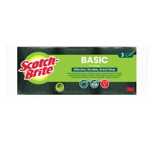PACK 3 SPUGNE ABRASIVE BASIC SCOTCH BRITEÂ® COD. 7100359672