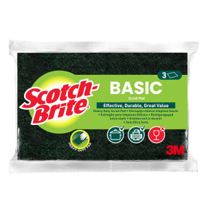 PACK 3 SPUGNE SOLO FIBRA BASIC SCOTCH BRITEÂ® COD. 7100359966