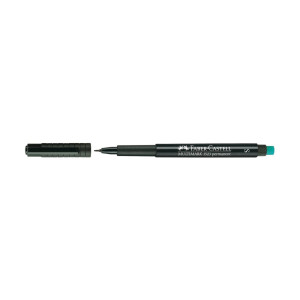 PENNARELLO MULTIMARK NERO 0,4 SUPERFINE FABER-CASTELL COD. 152399 CONFEZIONE DA 10