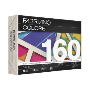 CARTA FABRIANO COLORE A4 160GR 250FG COL.TENUI AVORIO COD. 76316021