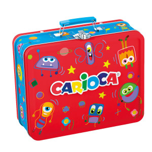 VALIGETTA 80 PENNARELLI + ALBUM DA COLORARE CARIOCA COD. 42501