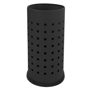 PORTAOMBRELLI TONDO NERO H 48CM IN METALLO FORATO COD. F450265