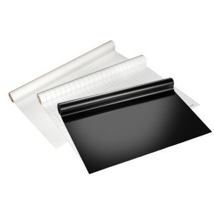 ROTOLO 25FG ELETTROSTATICI 60X80CM BIANCO LUCIDO MAGIC CHART LEGAMASTER COD. 159100