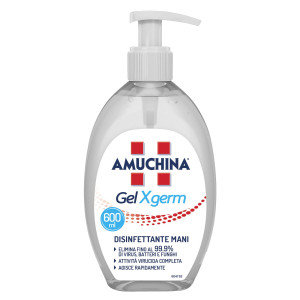 DISINFETTANTE MANI AMUCHINA GEL X GERM IN DISPENSER 600ML COD. 419788