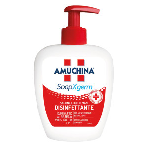 SAPONE LIQUIDO DISINFETTANTE MANI SOAPXGERM 250ML AMUCHINA COD. 419846