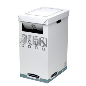 CESTINO PER RICICLO 90LT BANKERS BOX SYSTEM COD. 0193201 CONFEZIONE DA 5