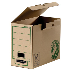 SCATOLA ARCHIVIO A4 DORSO 150MM BANKER BOX EARTH SERIES COD. 4470301 CONFEZIONE DA 20