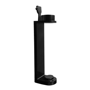 KIT STAFFA HOTELLERIE PER DISPENSER RICARICABILE ATLANTIS/AFRODITE NERO BEAUTY E COD. KIT_STAFFA