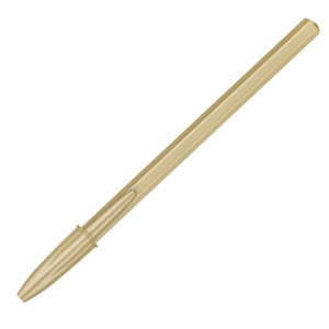 SCATOLA 20 PENNA SFERA CRISTAL GLACE' FUSTO ORO 1.0MM BICÂ® COD. 302522