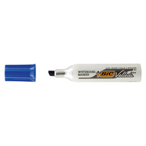 PENNARELLO VELLEDA 1781 BLU P.SCALPELLO WHITEBOARD BIC COD. 9402971 CONFEZIONE DA 12