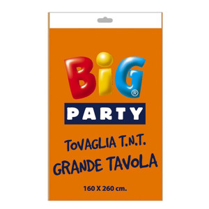 TOVAGLIA TNT 160X260CM ARANCIONE BIG PARTY COD. 14657
