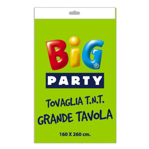 TOVAGLIA TNT 160X260CM VERDE MELA BIG PARTY COD. 14659