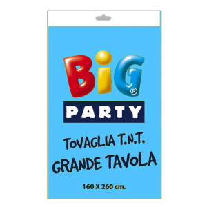 TOVAGLIA TNT 160X260CM TURCHESE BIG PARTY COD. 14662