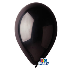 BUSTA 16 PALLONCINI IN LATTICE D26CM NERO BIG PARTY COD. 71124
