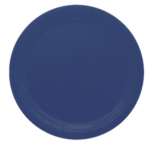 25 PIATTI PIANI D24CM ECOCOLOR BIODEGRADABILE BLU NOTTE BIG PARTY COD. 75894
