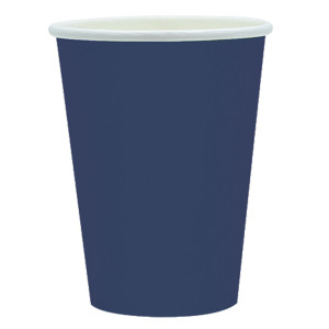 25 BICCHIERI 250CC ECOCOLOR BIODEGRADABILE BLU NOTTE BIG PARTY COD. 75896