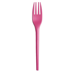 20 FORCHETTE MONOUSO ECOCOLOR IN CPLA 16CM FUCSIA BIG PARTY COD. 76389