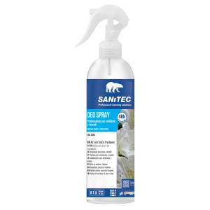PROFUMATORE PER AMBIENTI E TESSUTI DEO SPRAY 300ML MUSCHIO BIANCO SANITEC COD. 2400