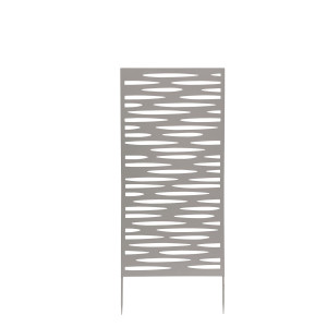 PANNELLO DECORATIVO IN METALLO GRIGIO 50X100CM VERDEMAX COD. 8581