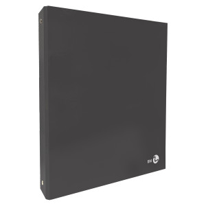 RACCOGLITORE A 4 ANELLI 30MM A4 GRIGIO SCURO BM COD. 0123585 CONFEZIONE DA 5