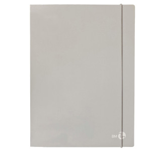 CARTELLINA 3 LEMBI CON ELASTICO DORSO 1 CM, F.TO A4 GRIGIO CHIARO BM COD. 0123594 CONFEZIONE DA 6
