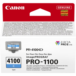 CANON CARTUCCIA INK PFI-4100 CIANO COD. 6778C001