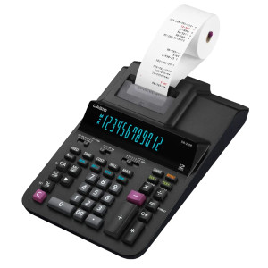 CALCOLATRICE SCRIVENTE DR-200R CASIO COD. DR-200R-BK-E-EC