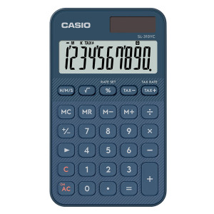 CALCOLATRICE DA TAVOLO MS-20YC BLU CASIO COD. MS-20YC-NY-W-EP